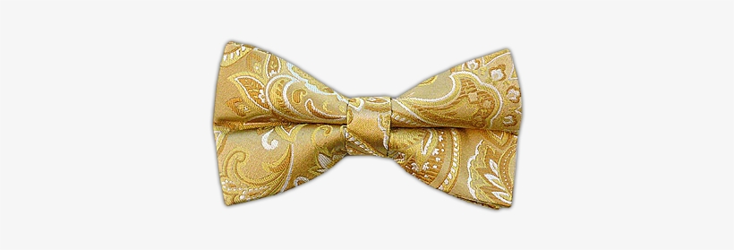 Gold - Gold Pattern Bow Tie, transparent png