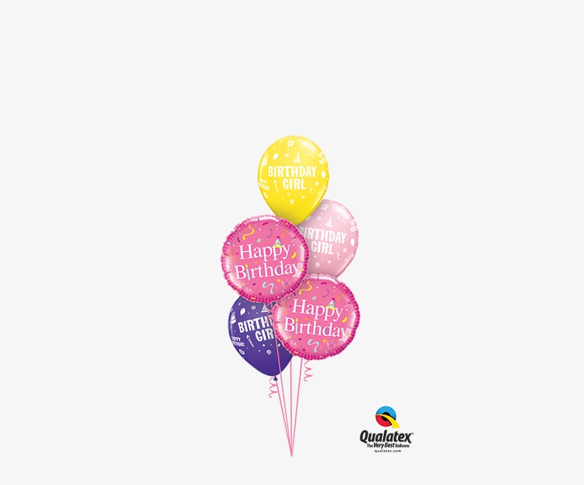 Confetti Birthday Girl Bouquet - 22 Birthday Boy Balloons, transparent png