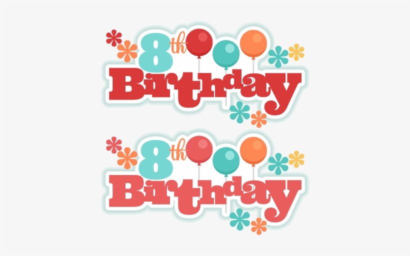 Vector Free Stock Th Titles Scrapbook Cut Files Free - 5th Birthday Logo Png, transparent png