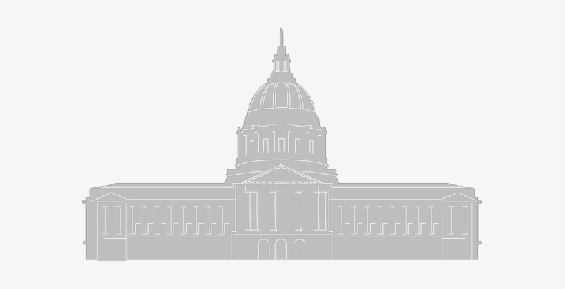Edifice Government Capitol Architecture Bu - Capitol Building Vector Png, transparent png