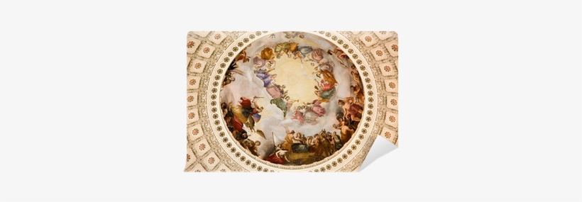 Capitol Building Rotunda Dome Ceiling Wall Mural • - Capitol Rotunda, transparent png