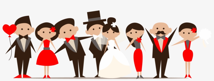 Wedding Clipart Png Image - Wedding Party Cartoon, transparent png