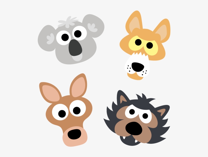 Printable Australian Animal Masks - Mask, transparent png