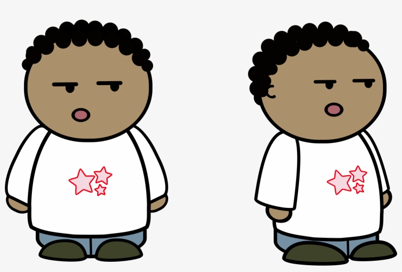 Angry Person Clipart - Black People Cartoon Png, transparent png