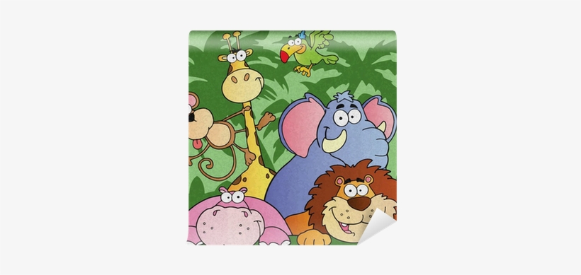 Cartoon Jungle Animal Printables, transparent png