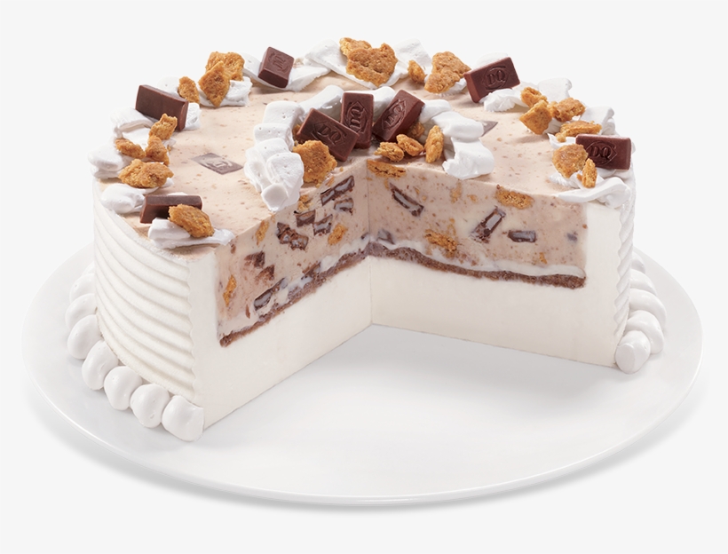 Smores Blizzard Cake - Dairy Queen S Mores Blizzard Cake, transparent png