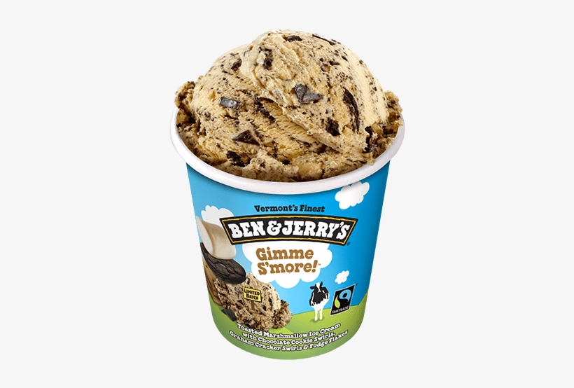 Gimme S'more ™ Pint - Ben And Jerry's Urban Bourbon, transparent png