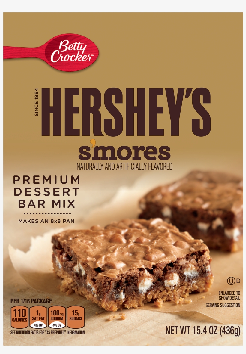 Betty Crocker Hershey's S'mores Premium Dessert Bar, transparent png