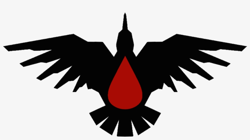 Ravens Logo Png For Kids - Warhammer 40k Blood Ravens Logo, transparent png