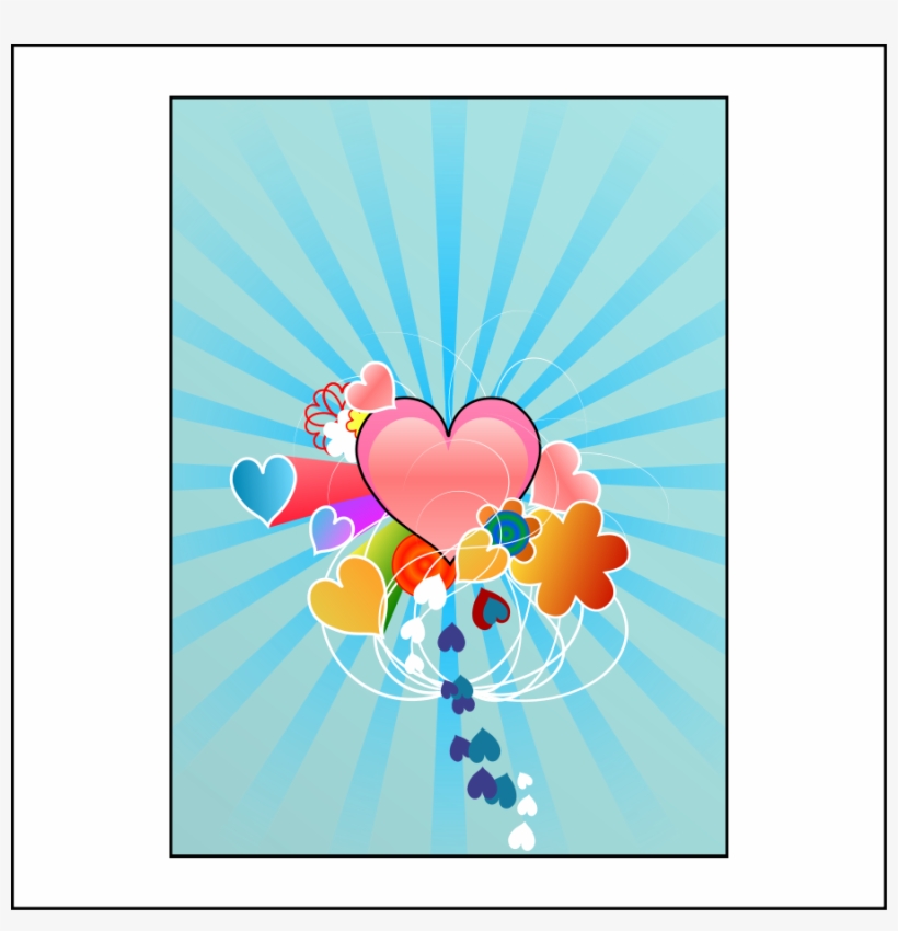 How To Set Use Hearts With Blue Rays Icon Png, transparent png