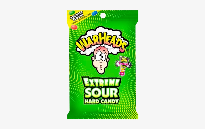 Warheads Extreme Sour Hard Candy - Warheads Candy, transparent png