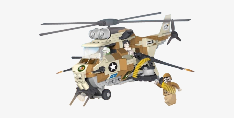 Army - Army - 250 Piece Desert Hawk Military Helicopter, transparent png