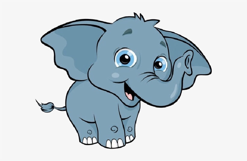 Picture Freeuse Stock Cartoon Pictures - Cute Elephant Clipart, transparent png