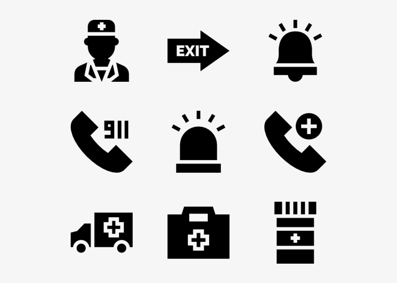 Emergency Services - Public Place Icon, transparent png