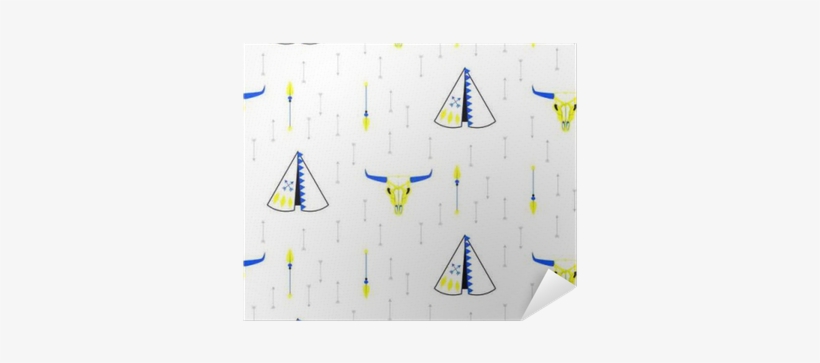 Tribal Navajo Teepee Seamless Pattern - Tipi, transparent png