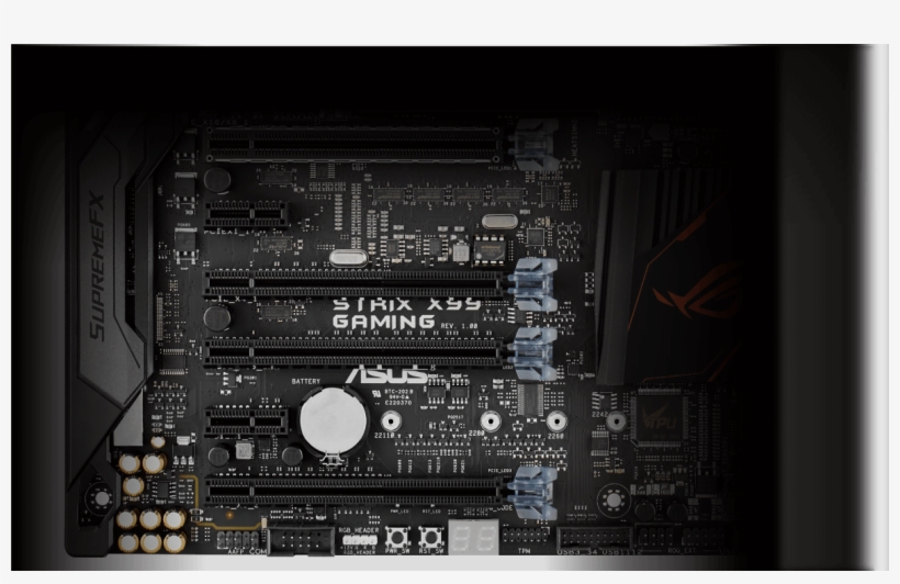 28-lane Processors - Asus Rog Strix X99 Gaming Atx Motherboard - Lga2011-v3, transparent png