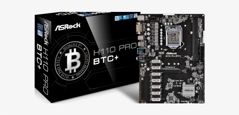 Asrock H110 Pro Btc+ Review, transparent png