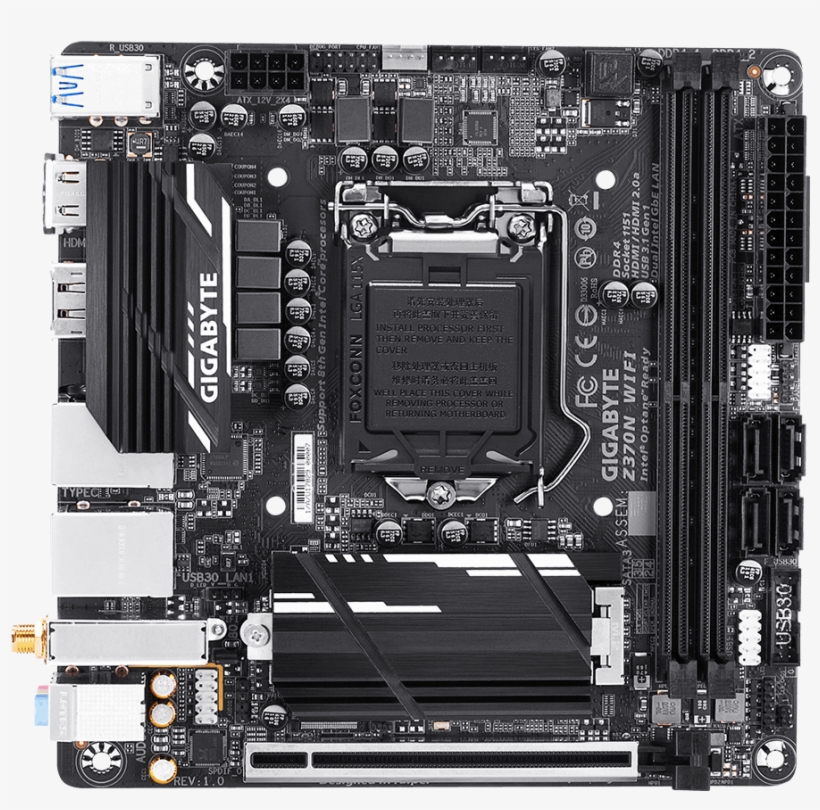 You Can Go Normal Atx, You Can Go A Bit Smaller And - Gigabyte Ga Z370n Wifi, transparent png