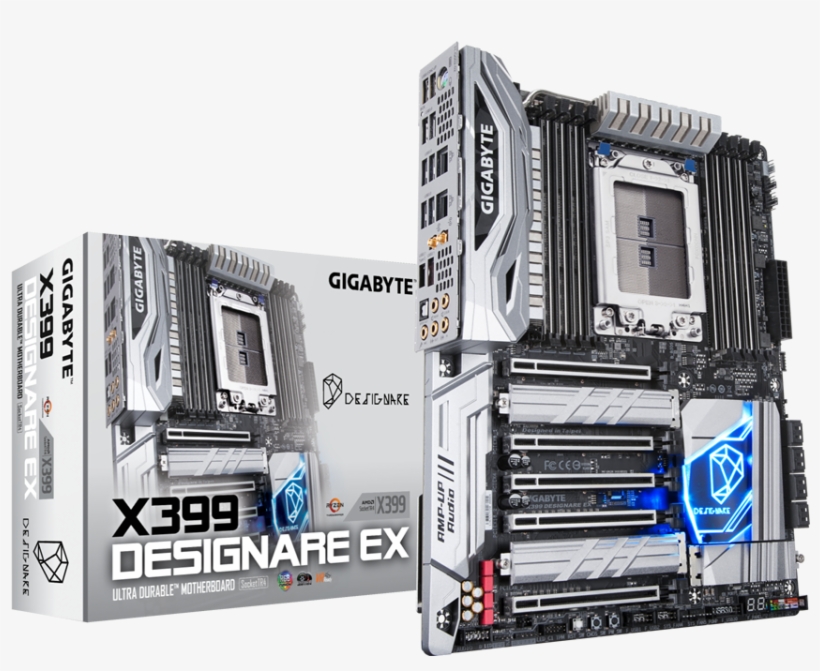 Gigabyte Presents X399 Designare Ex Motherboards - Gigabyte X299 Designare Ex, transparent png