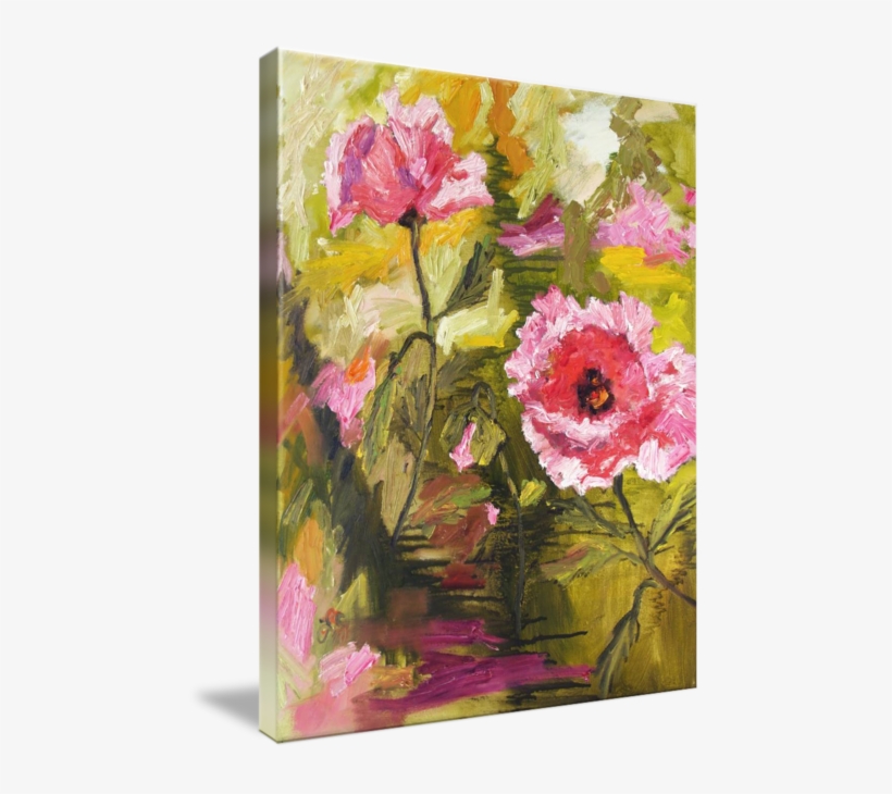 Go To Image - Glückliche Rosa-mohnblumen-karte Der Mutter Tages Karte, transparent png