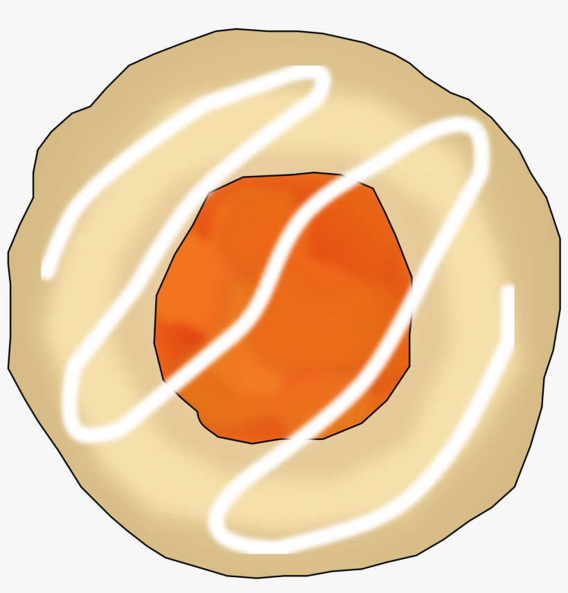 This Free Icons Png Design Of Apricot Thumbprint Cookie, transparent png
