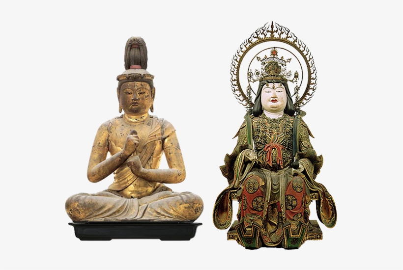 Buddhism & Shinto - Amaterasu Statue, transparent png