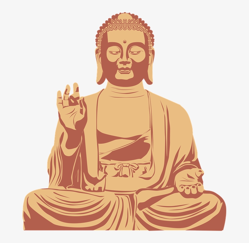 Mindfulness Mouse Pad - Joy Love Wisdom Buddha / Buddhist, transparent png