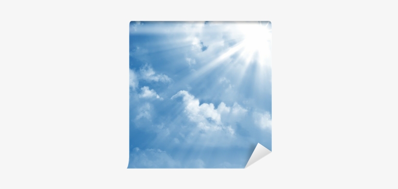 Blue Sky With Sun, transparent png