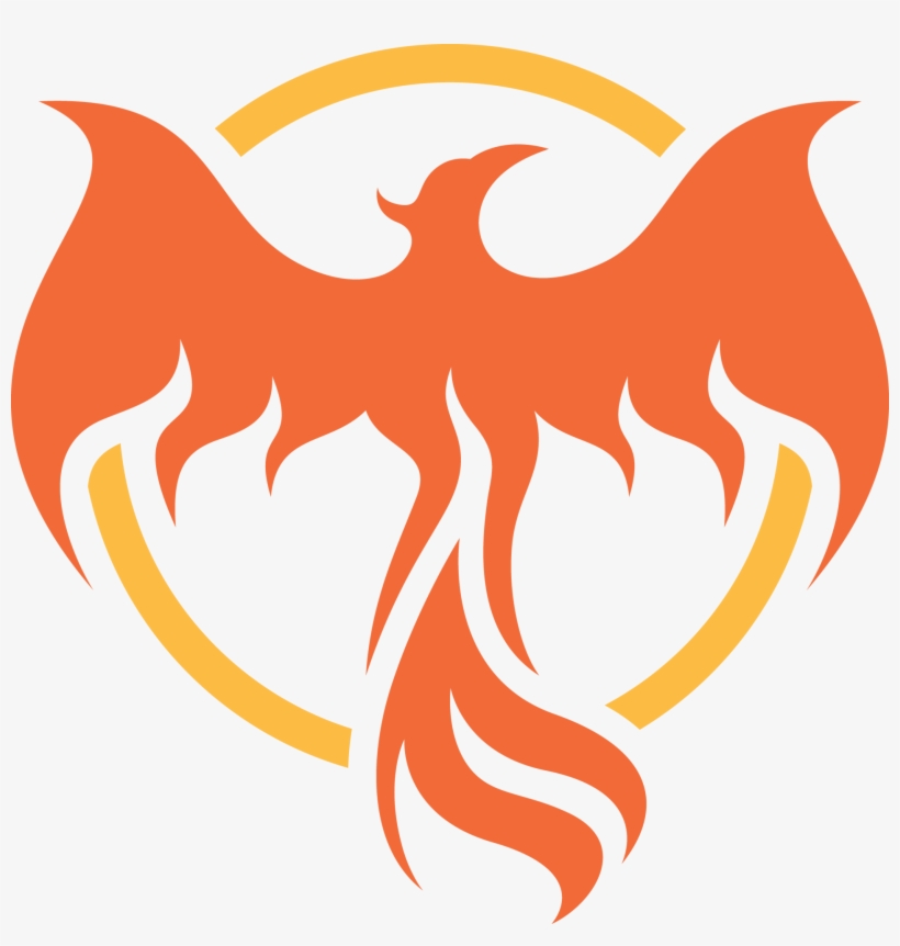 Clip Stock E A C D Ee F - Phoenix Rising From The Ashes Clipart, transparent png