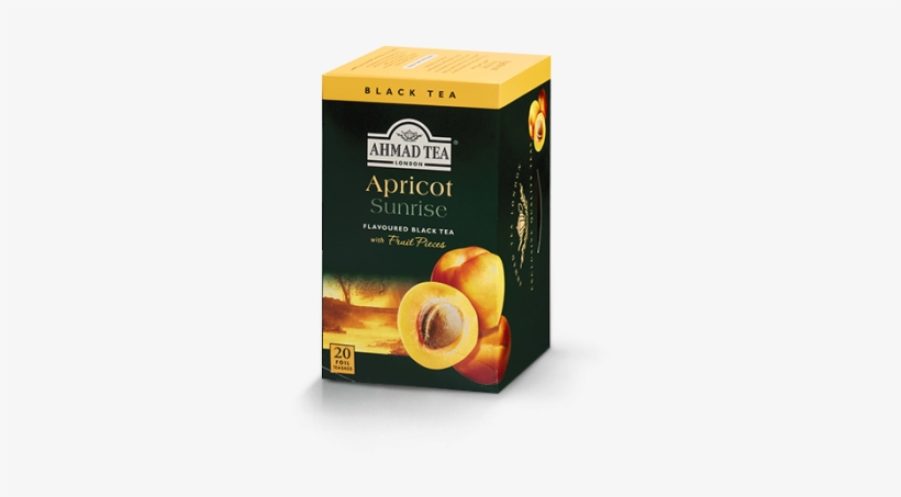 Apricot Sunrise 20ct Box - Ahmad Tea Apricot, transparent png