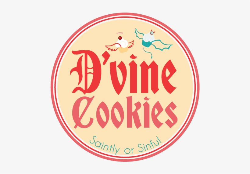 Logo Design By Matea For D'vine Cookies - Openclipart, transparent png