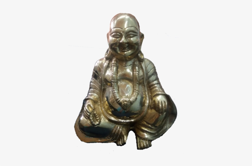 Brass Laughing Buddha Statue - 3d Laughing Buddha Png, transparent png