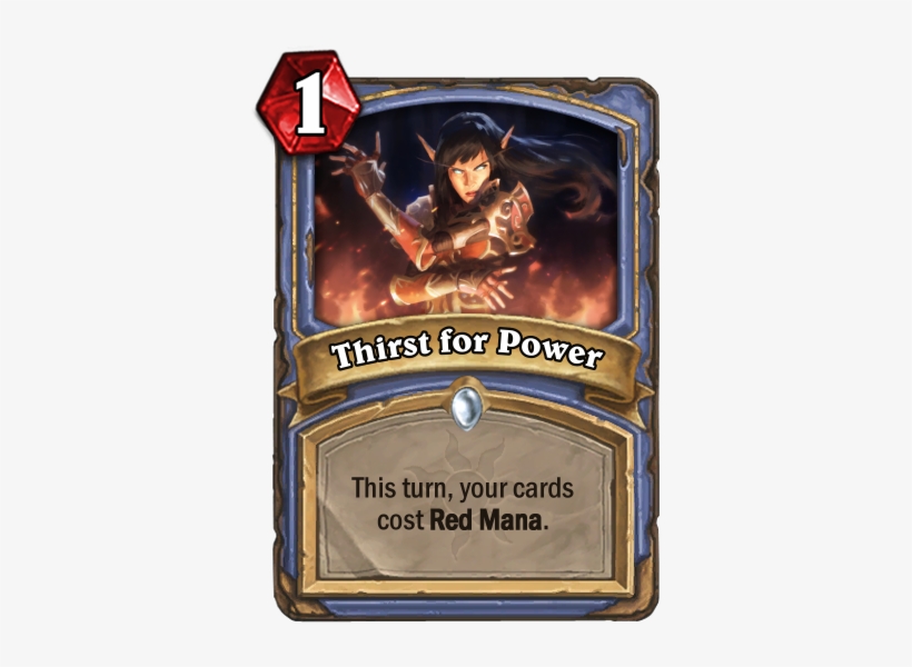 Expect Some Gnarly Blood Magic - Hearthstone Custom Keywords, transparent png