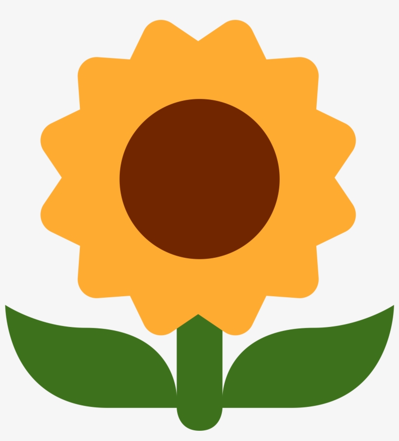 Open - Sunflower Emoji Png Transparent, transparent png