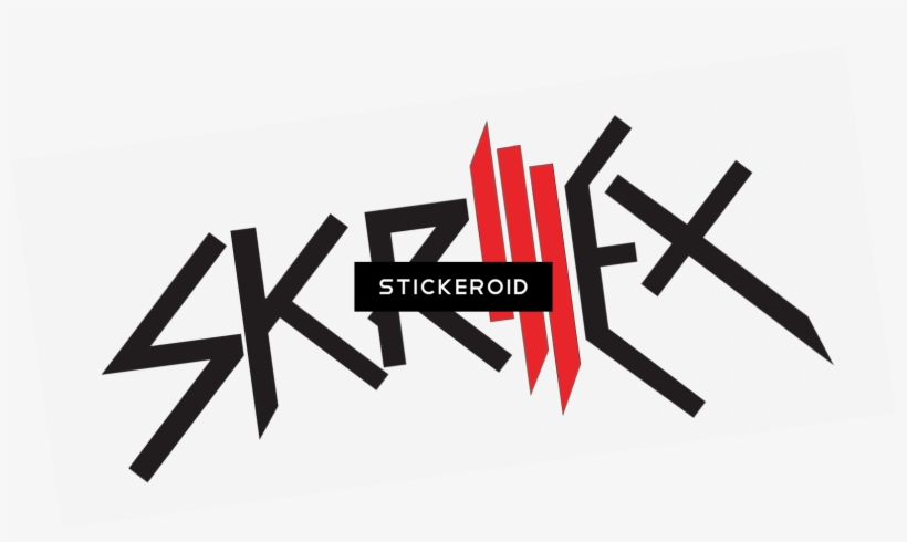 Logo Skrillex - Brotees Skrillex Logo Fan T-shirt Men's White, transparent png