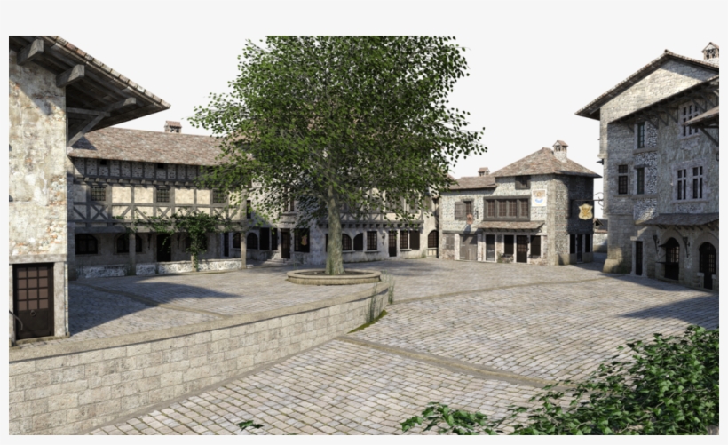 Free Stock Png Village By Artreferencesource On - Mediaeval Village Deviantart, transparent png