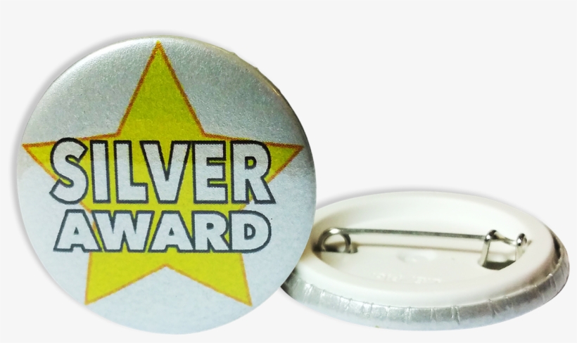 Silver Award Badge Png Banner Library Stock - School, transparent png