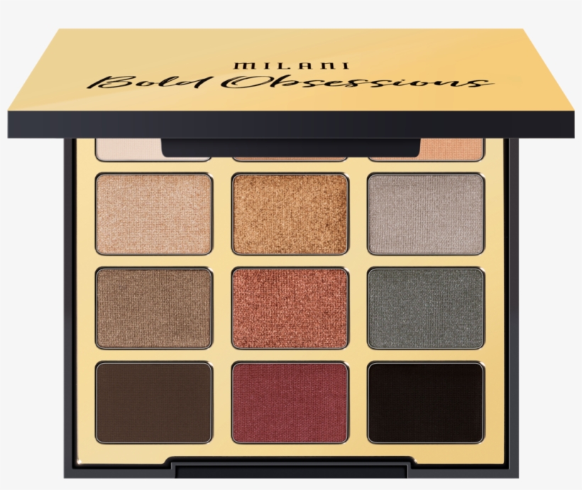 Milani Bold Obsessions Eyeshadow Palette - Milani Bold Obsession Eyeshadow Palette, transparent png
