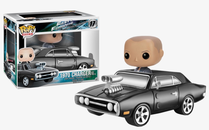 Dom Toretto With 1970 Dodge Charger Pop Ride - Figurine Pop Fast And Furious, transparent png