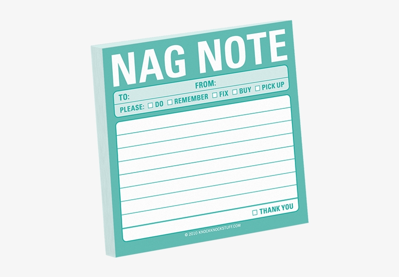 Knock Knock Sticky Note - Simple Stickies - Nag Note, transparent png
