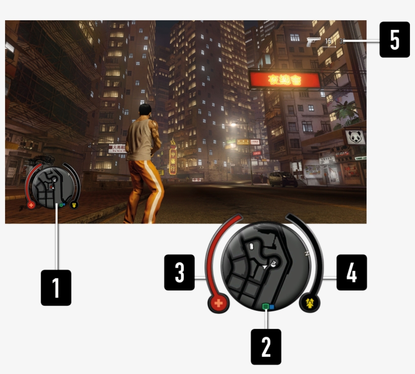 Gamescreen - Sleeping Dogs Minimap, transparent png
