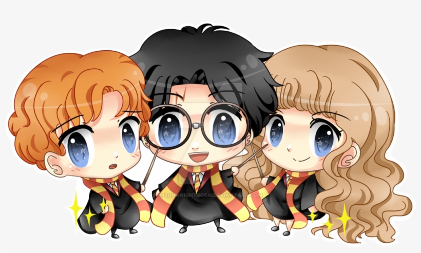 Clipart Transparent Chibi Transparent Harry Potter - Harry Potter Fan Art Chibi, transparent png