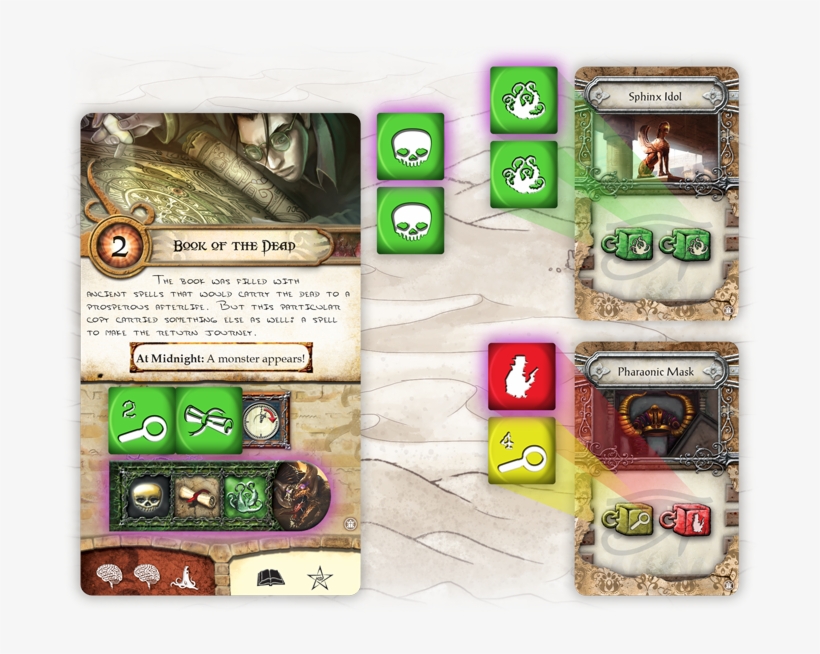 Fantasy Flight Games Has Announced The Newest Expansion - Elder Sign Omens Of The Pharaoh Cards, transparent png
