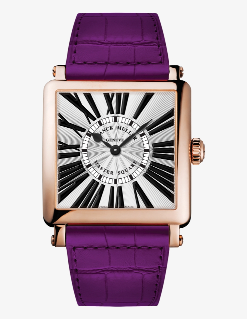 6002 M Qz R - Franck Muller Master Square, transparent png