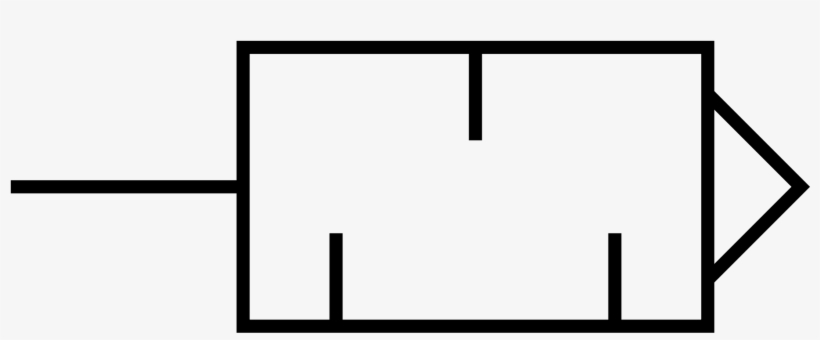 Open - Pneumatic Exhaust Silencer Symbol, transparent png