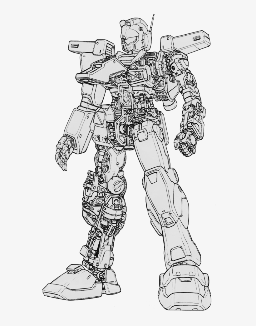 Rgm-79n ジム・カスタム Gundam Art, Gundam Wing, Mechanical, transparent png