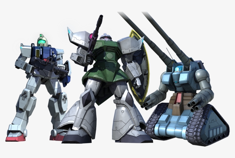 Gm Head, Gelgoog & Guntank Mp - One Year War, transparent png