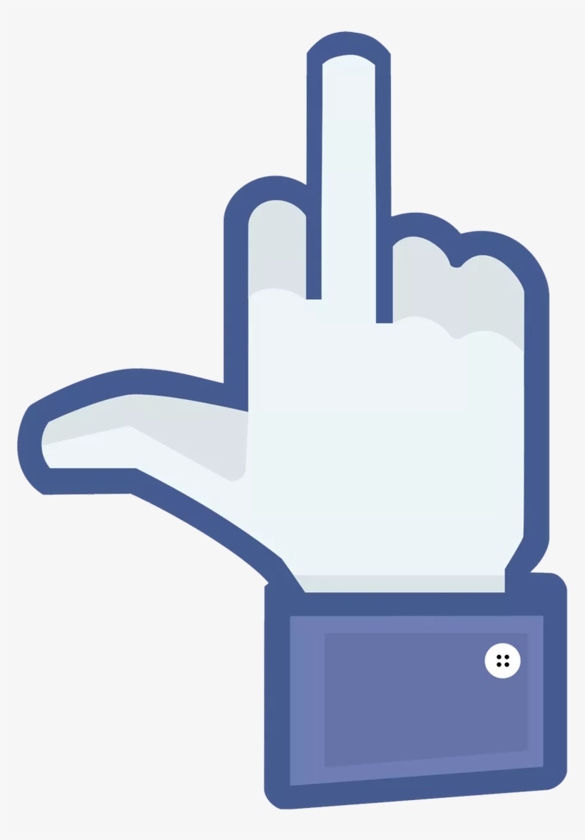 Michael Moran On Twitter - Fuck You Sign Facebook, transparent png