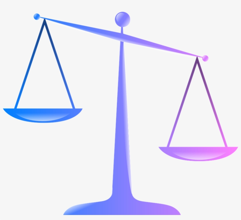 Hourglass Clipart Cartoon - Scales Of Justice Clip Art, transparent png
