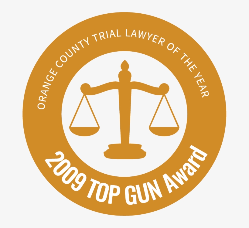 2009 “top Gun” Orange County Trial Lawyer Of - Symbol For Lawyer, transparent png